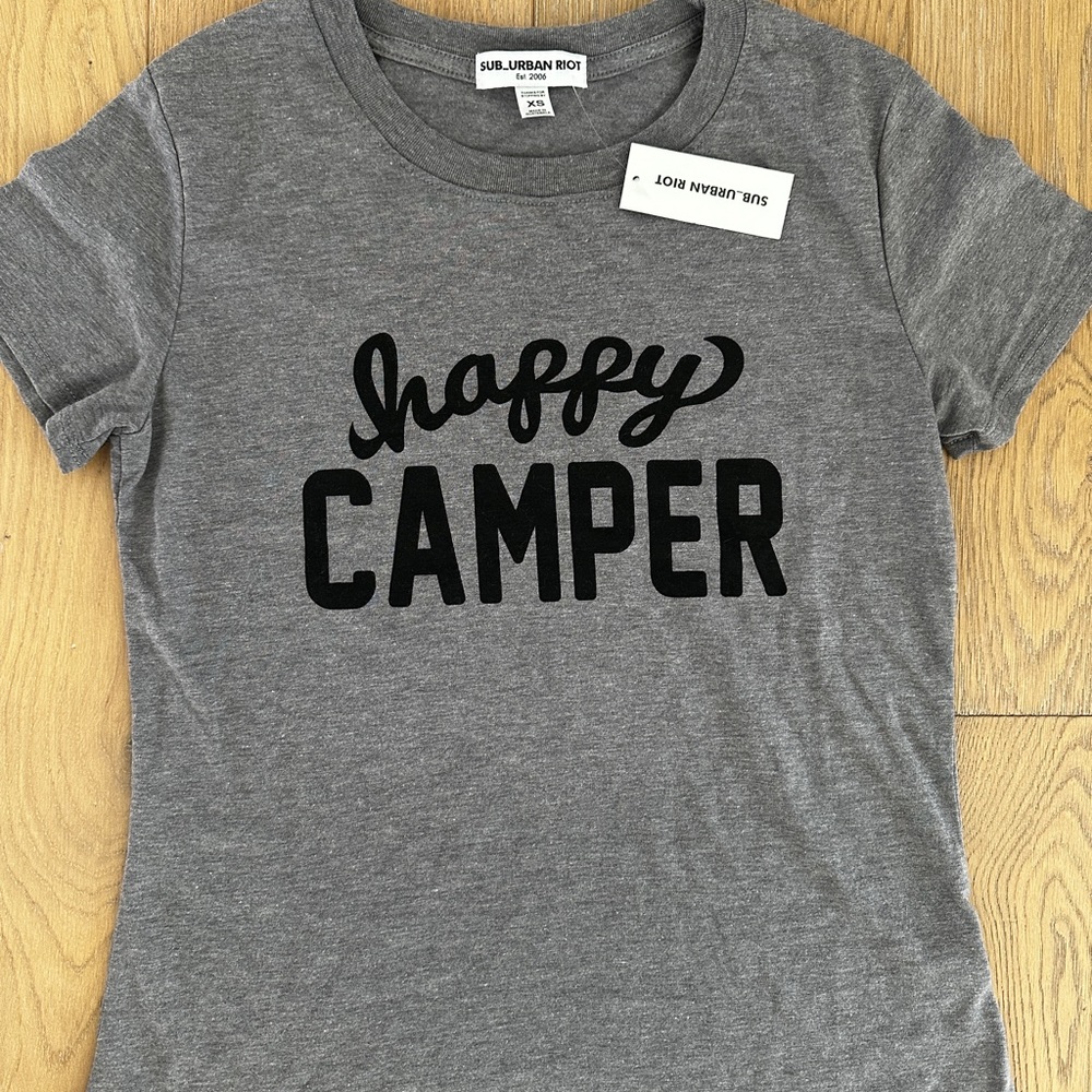 NWT Sub_Urban Riot Happy Camper tshirt